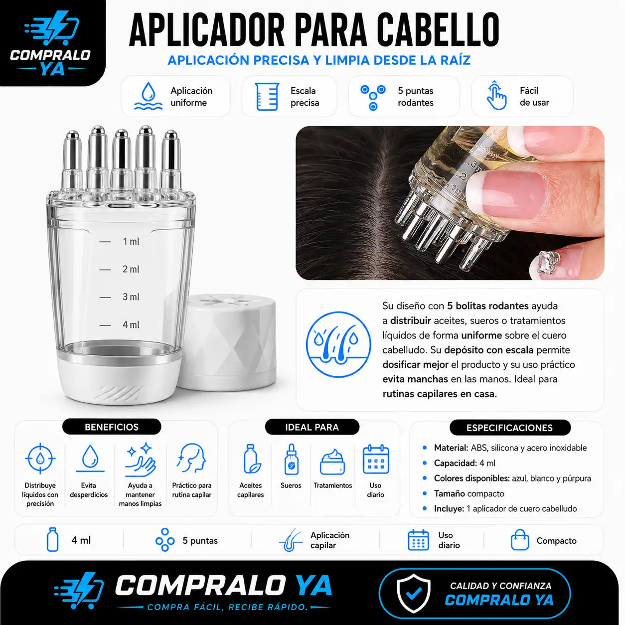 APLICADOR PARA CABELLO
