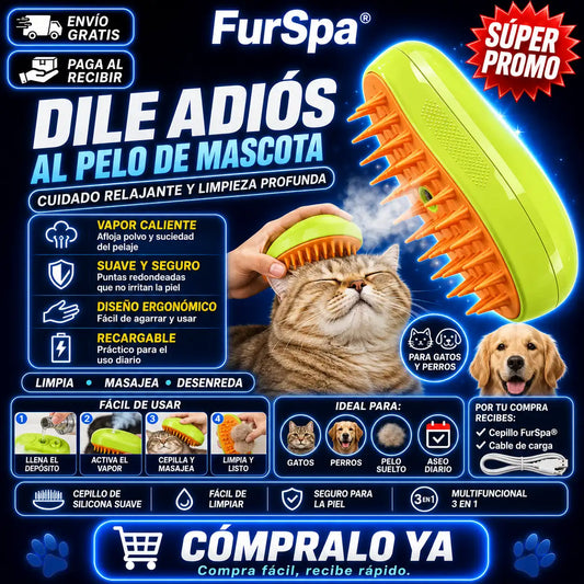 FurSpa® — Cuidado relajante y limpieza profunda para tu mascota