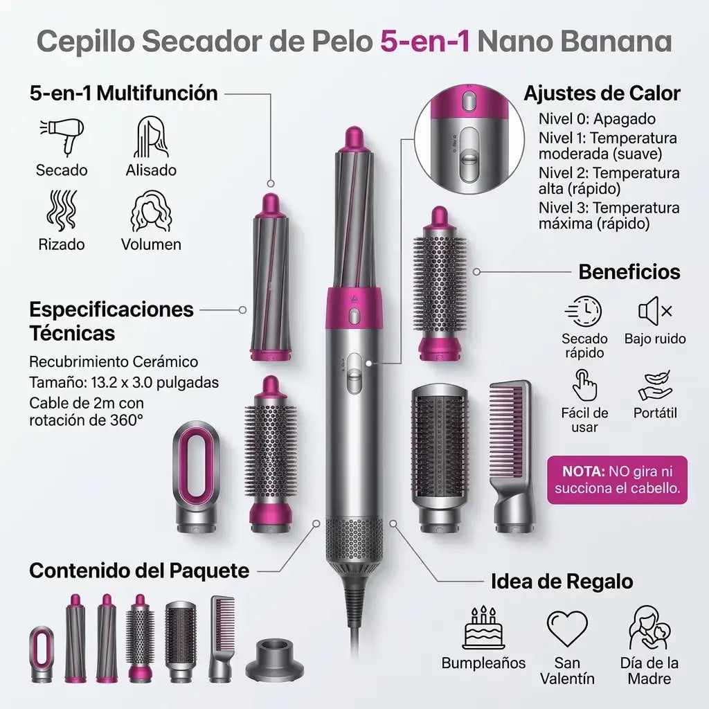 BellaAir – Peinado Perfecto en Minutos 💁‍♀️✨💕