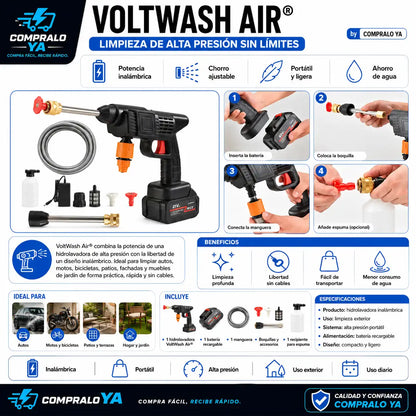 PowerWash X® — Hidrolavadora compacta con autonomía extendida