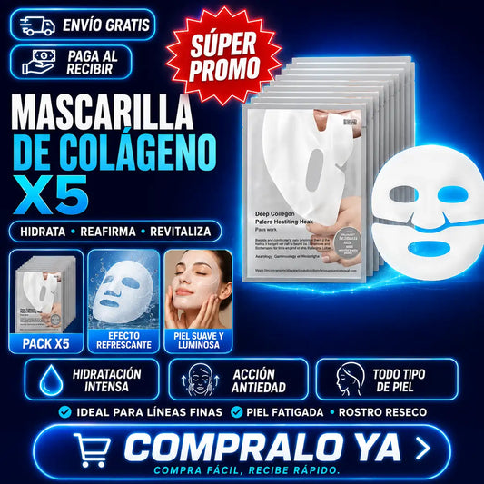 MASCARILLA DE COLAGENO X5