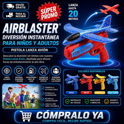 AirBlaster® — Diversión instantánea para niños y adultos