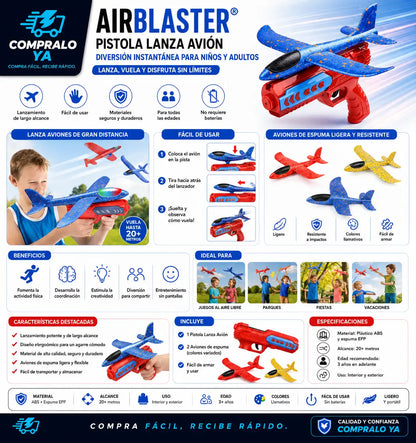 AirBlaster® — Diversión instantánea para niños y adultos
