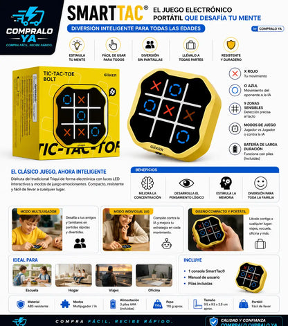 SmartTac® — El juego electrónico portátil que desafía tu mente
