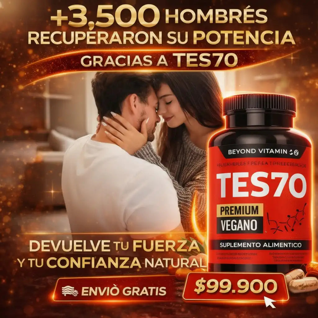 TES70 - Testosterona Alta, Rendimiento Superior.